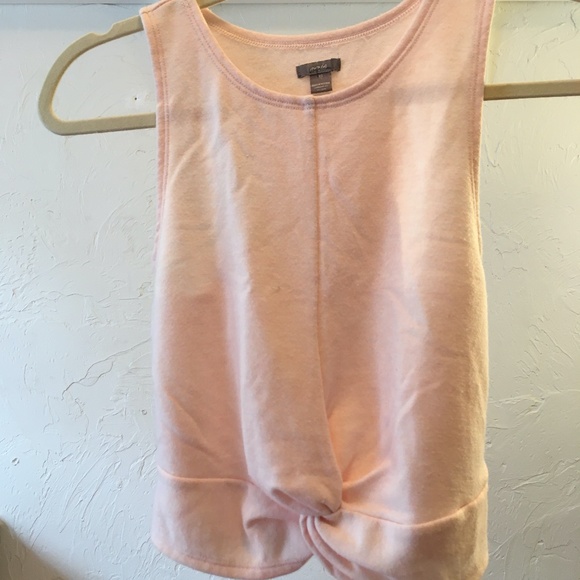 Aerie Pastel Pink Cropped Tank - Picture 1 of 6